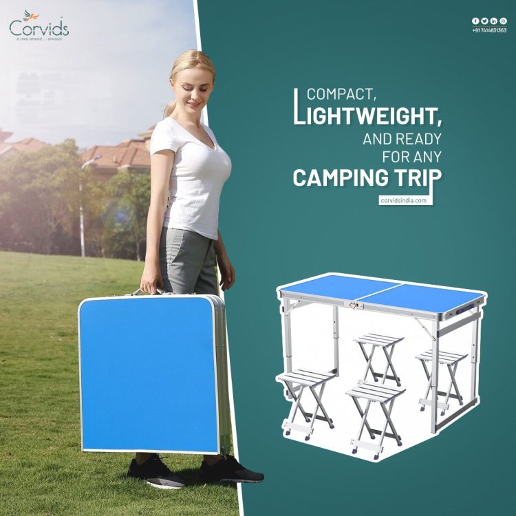 Buy Folding Camping Tables – Portable & Durable Tables from Corvids India