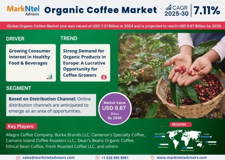 Exploring Organic Coffee Market Opportunity, Latest Trends, Demand, and Development By 2030