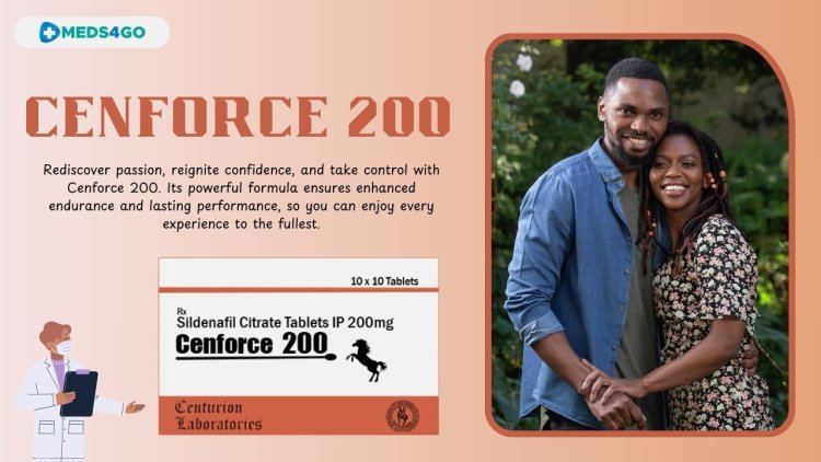 Cenforce 200 mg: Powerful Sildenafil Pill for Stronger Erections