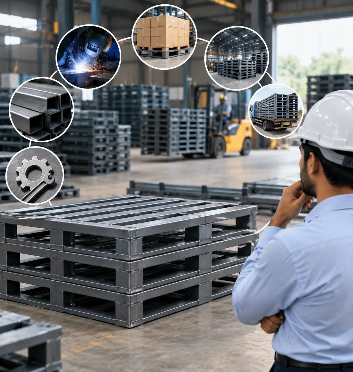 What to Know when Choosing a Manufacturer for Heavy-Duty MS Pallets in India?