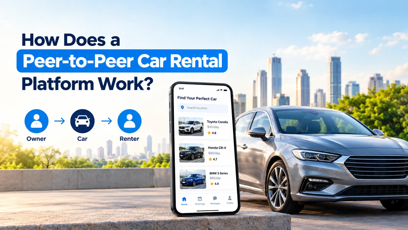 How Does a Peer-to-Peer Car Rental Platform Work?