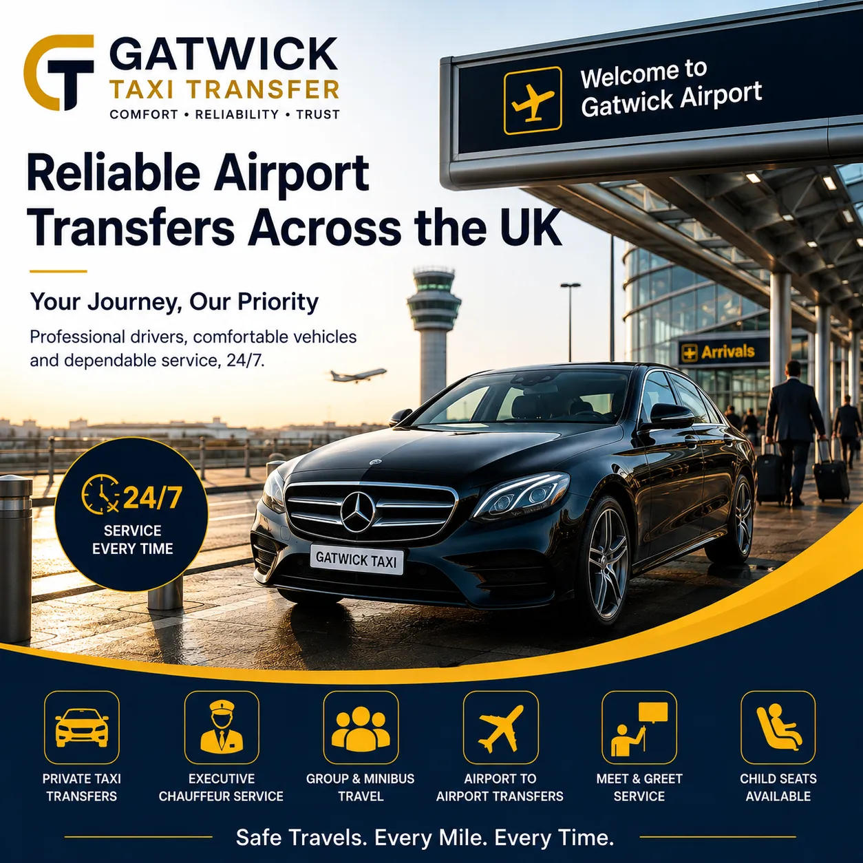 Gatwick Airport Taxi Transfer: A Complete Guide for Travellers