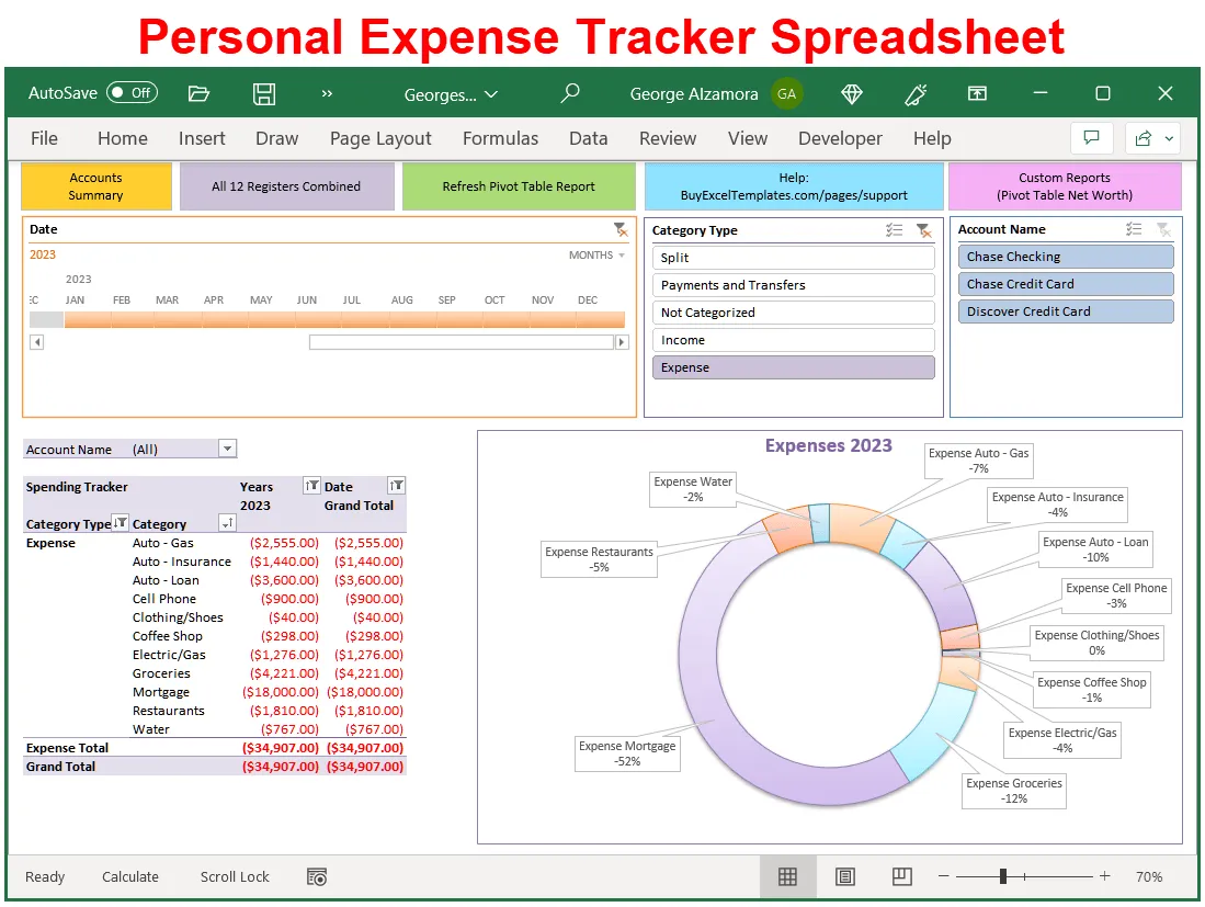 Buy Premium Spreadsheet Rental Property Balance Sheet