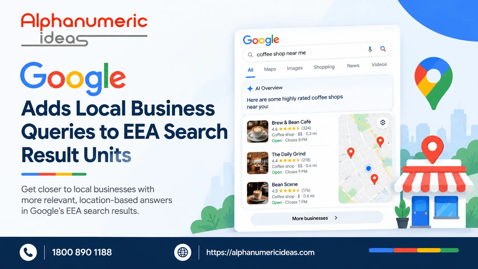 Google Adds Local Business Queries to EEA Search Result Units