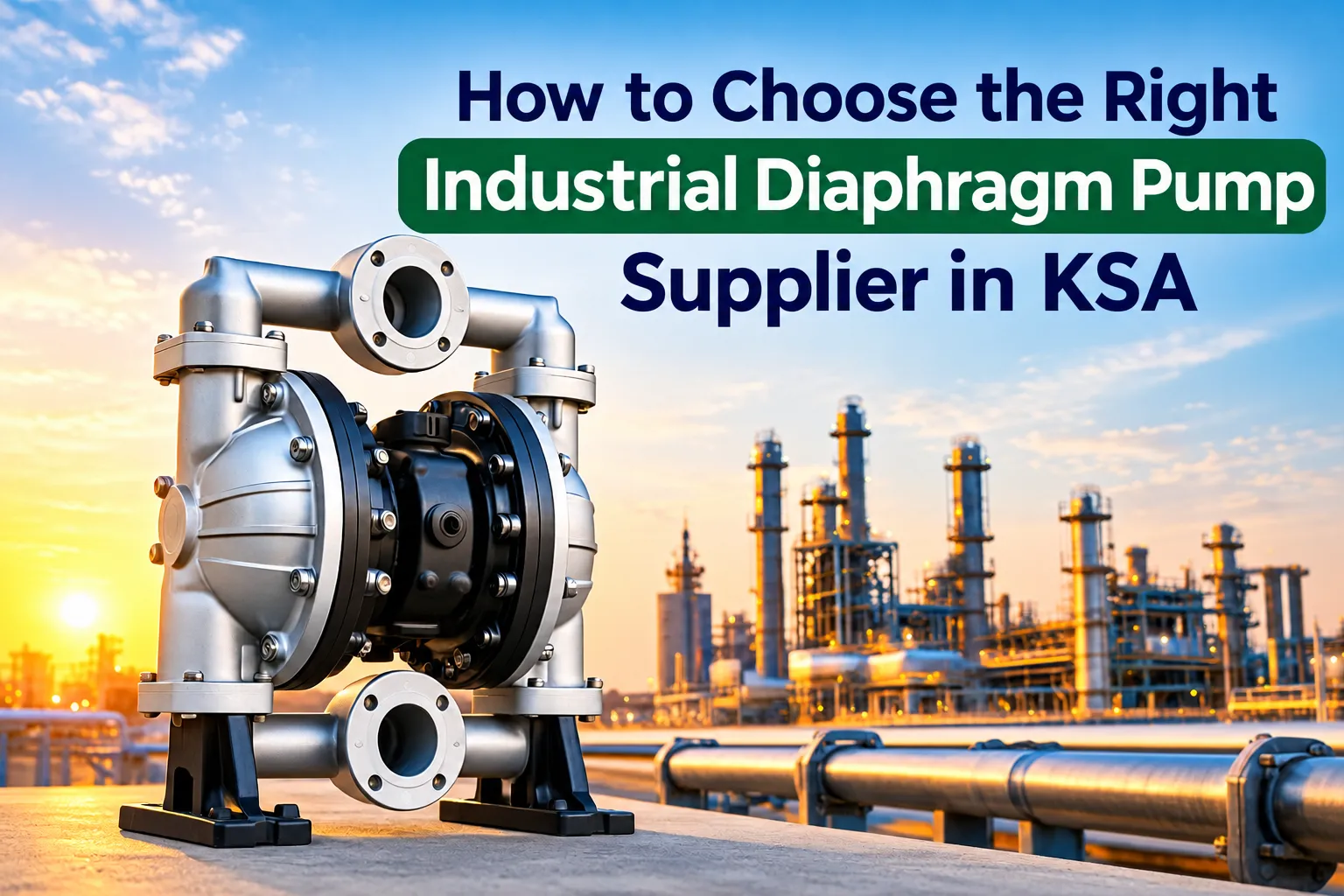 How to Choose the Right Industrial Diaphragm Pump Supplier in KSA