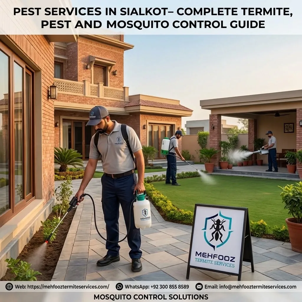 Pest Services in Sialkot  Complete Termite, Pest and Mosquito Control Guide