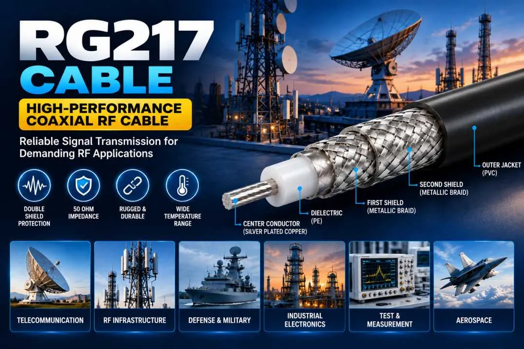 RG217 Cable: Specifications, Features & Applications