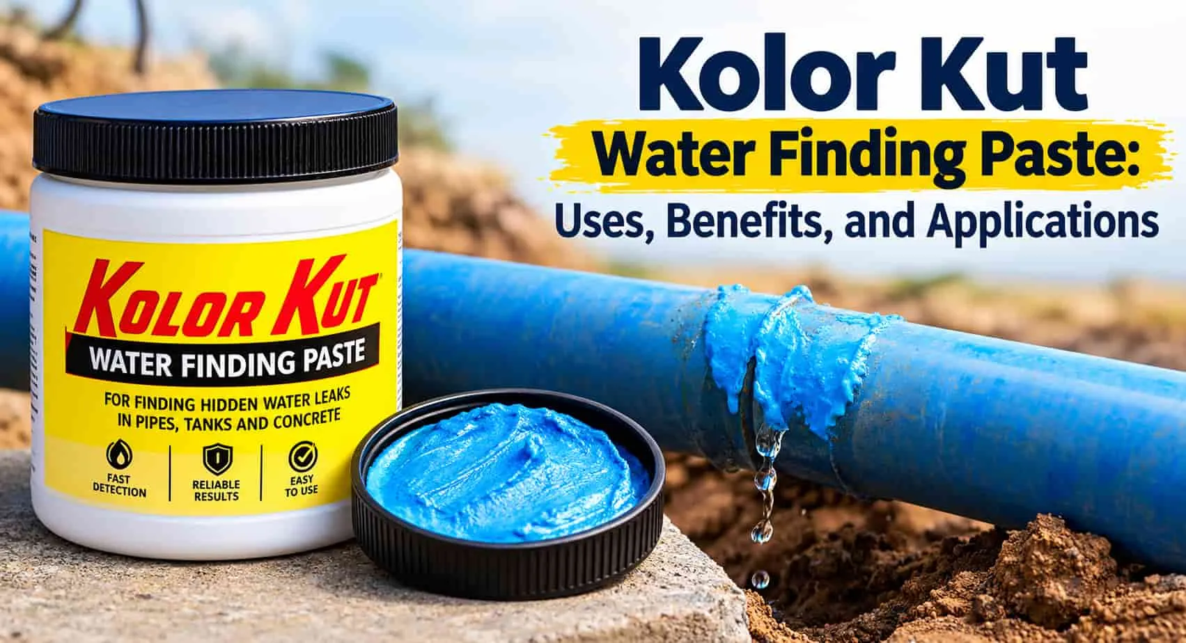 Kolor Kut Water Finding Paste: Uses, Benefits, and Applications