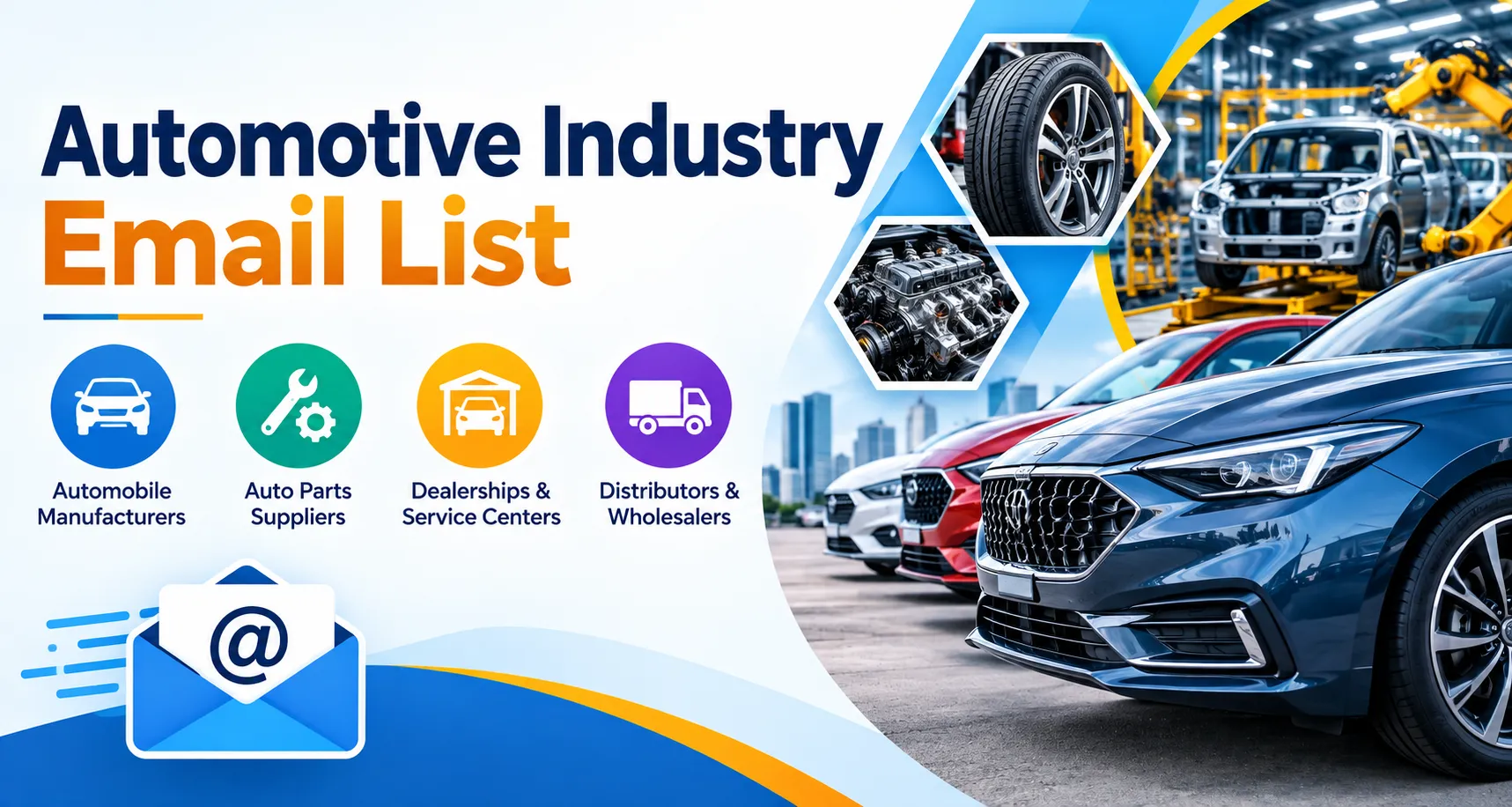 Automotive Industry Email List: Reach Targeted Automotive Businesses
