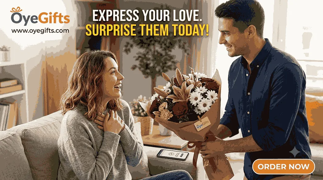 How to Say I Love You With a Beautiful Flower Bouquet Delivered by OyeGifts