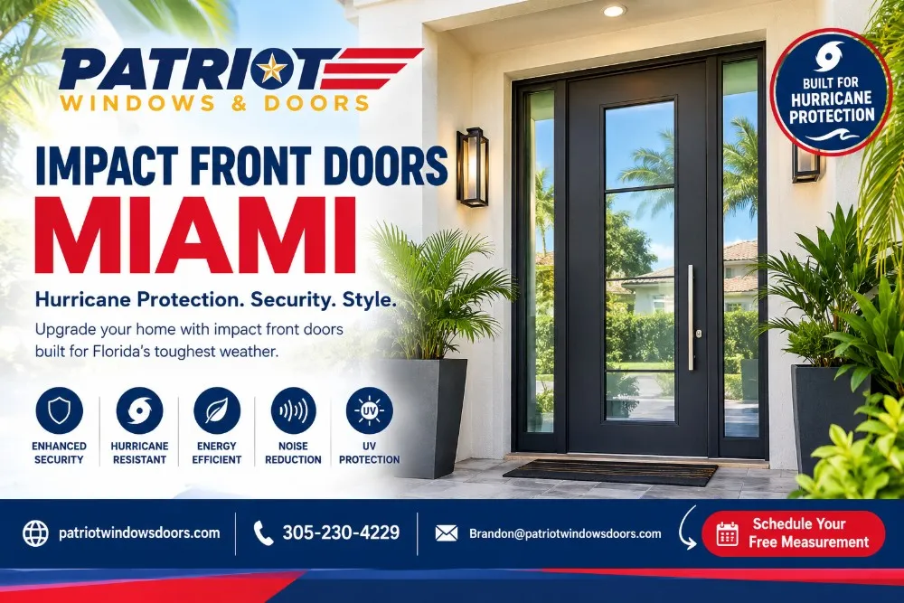 Best Impact Front Doors Miami for Hurricane Protection