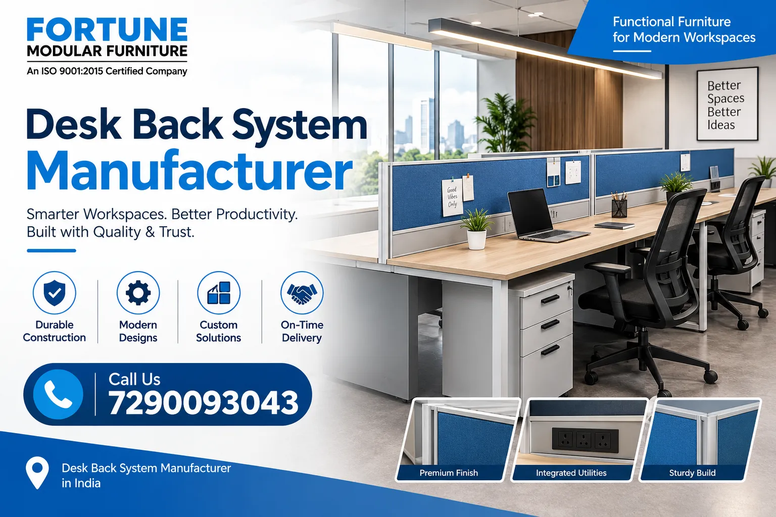 Desk Back System Manufacturer: How to Choose the Right Office Workstation Solution?