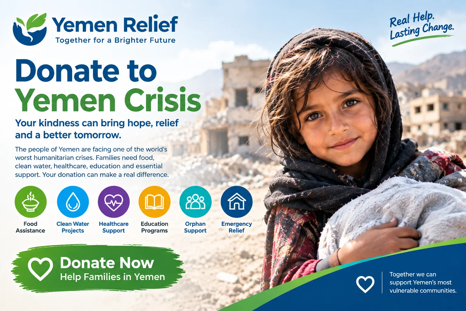 Make Your Giving Count: How Donations Can Bring Hope to Families in Yemen