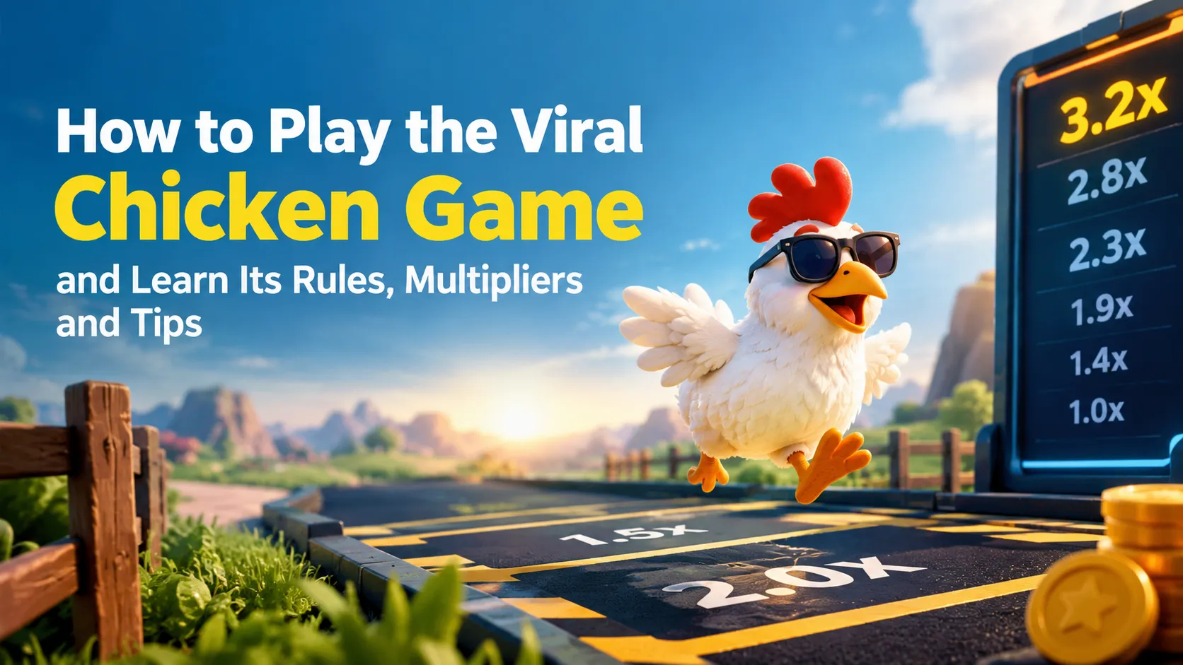 How to Play the Viral Chicken Game and Learn Its Rules, Multipliers and Tips
