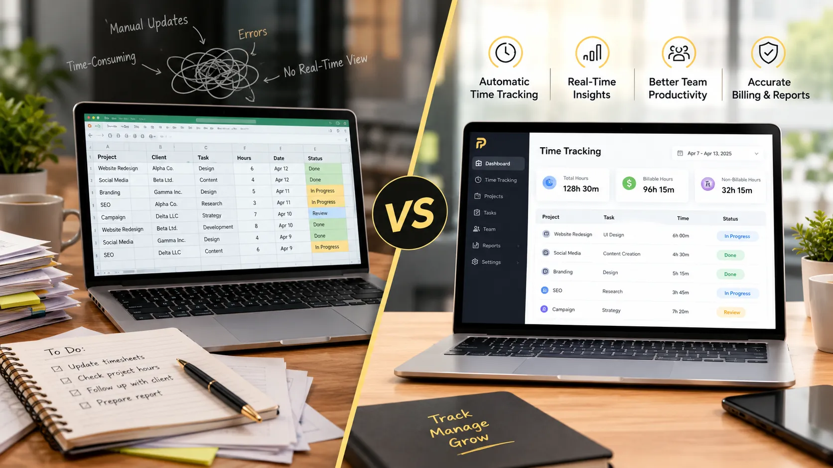 Spreadsheets vs. Time Tracking Software for Agency Teams: What Actually Works