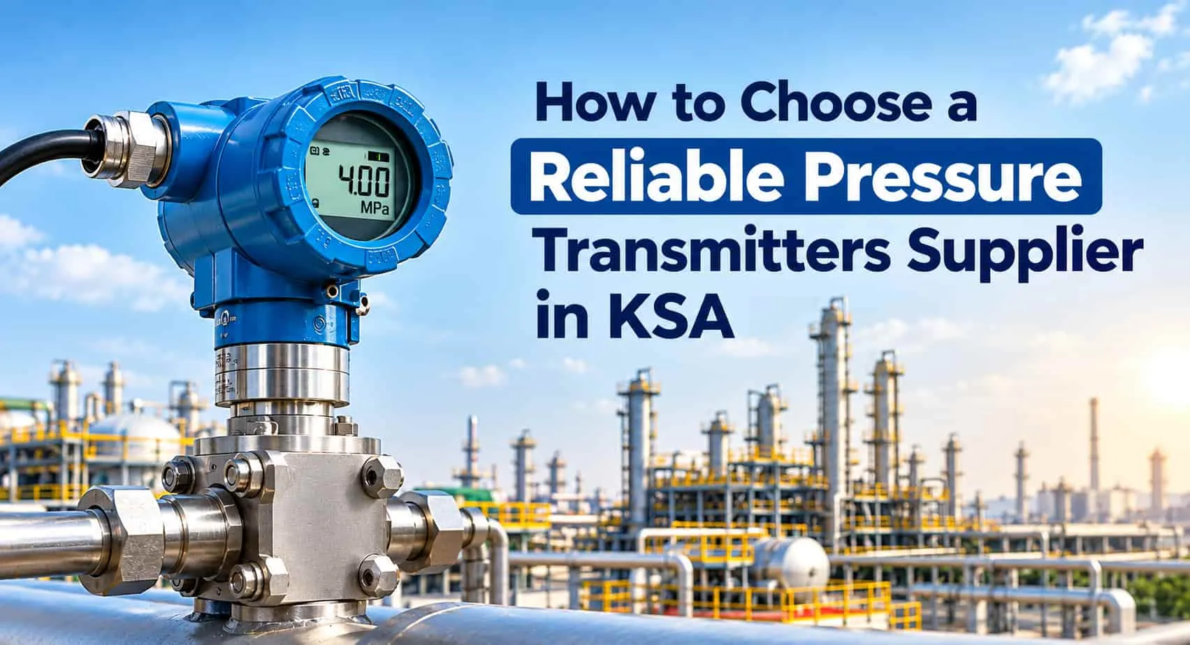 How to Choose a Reliable Pressure Transmitters Supplier in KSA