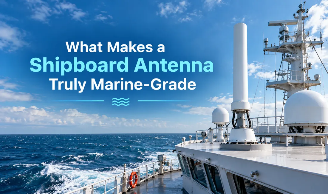 What Makes a Shipboard Antenna Truly Marine Grade