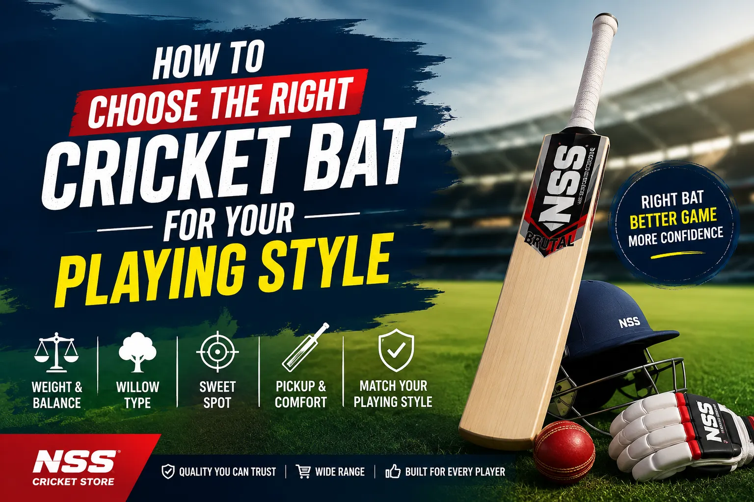 How to Choose the Right Cricket Bat for Your Playing Style
