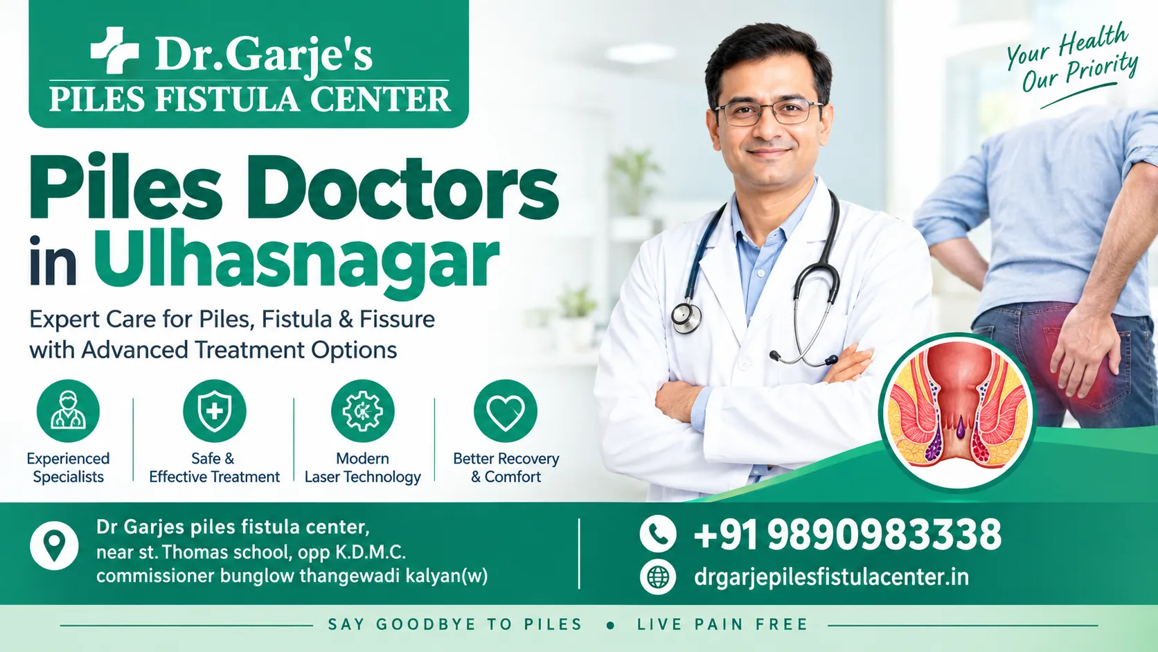Piles Doctors in Ulhasnagar: What Patients Need to Know Before Choosing a Specialist