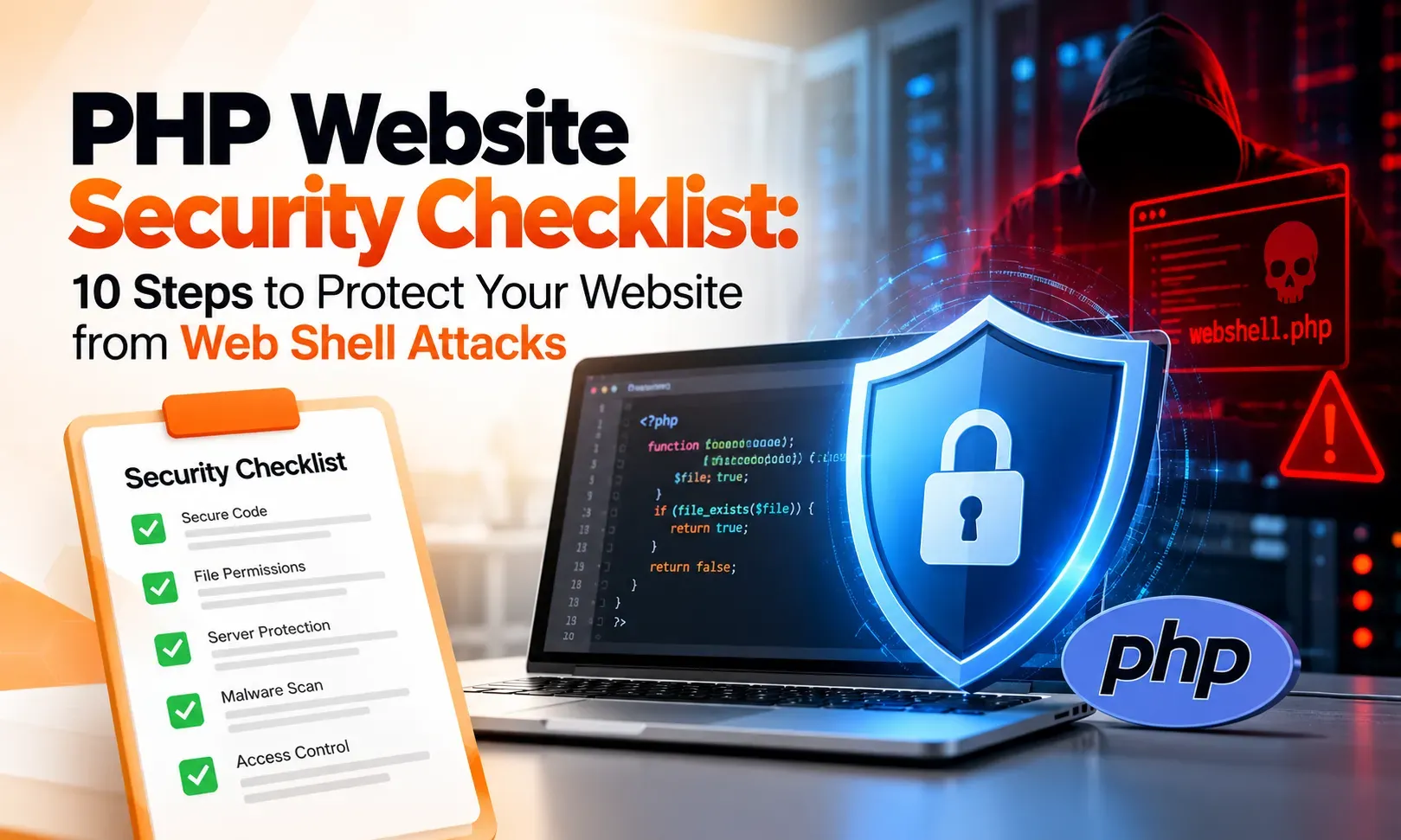 PHP Website Security Checklist: 10 Steps to Protect Your Website from Web Shell Attacks